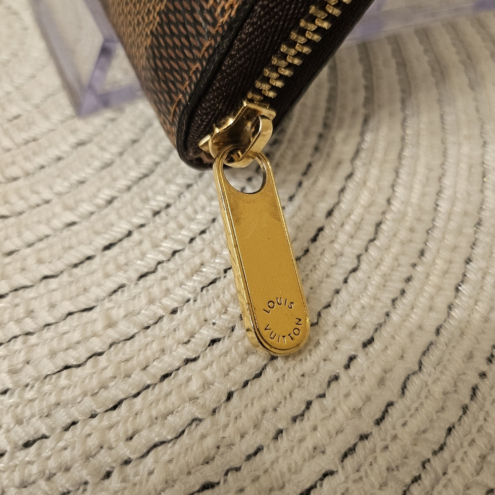 Louis Vuitton Damier Ebene Zippy Coin Purse Wallet - Picture 5 of 13